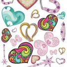 3D Heart Wall Stickers IHS-303A