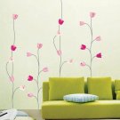 Pink Flowers Wall Stickers SS-58225