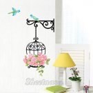Flowers cages Wall Stickers SWST-022