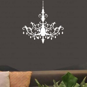 Exquisite chandelier Wall Stickers SL-202