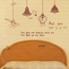 Cute retro chandelier (II)  Wall Stickers SL-207