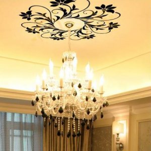 Exquisite chandelier Wall Stickers SL-0069