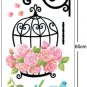 Flowers cages Wall Stickers SWST-022