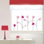 Pink Flowers Wall Stickers SS-58225
