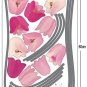 Pink Flowers Wall Stickers SS-58225