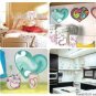 3D Heart Wall Stickers IHS-303A