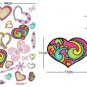 3D Heart Wall Stickers IHS-303A