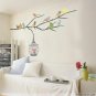 Color Birds Cages Wall Stickers PS-58073
