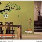 Bird-cage hanging tree Wall Stickers ECO-014