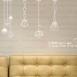 Cute retro chandelier Wall Stickers SL-205