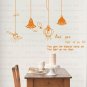 Cute retro chandelier (II) Wall Stickers SL-207