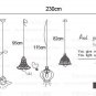 Cute retro chandelier (II) Wall Stickers SL-207