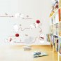 Cat play cold hair ball Wall Stickers KR-0033
