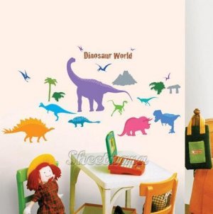 Dinosaur age Wall Stickers PS-58159