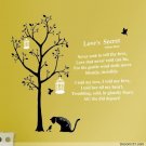 Love's Secret Wall Stickers SS-58220