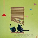 Black Cat Wall Stickers SS-58233