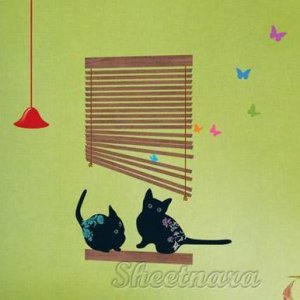 Black Cat Wall Stickers SS-58233