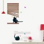 Black Cat Wall Stickers SS-58233