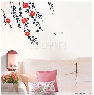 Flower Float Wall Stickers LWST-12