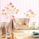 Flowers Tree Wall Stickers PS58012