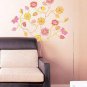 Flowers Tree Wall Stickers PS58012