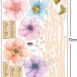 Color Flower Wall Stickers PS-58163