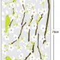 White flower tree Wall Stickers KR-002