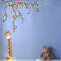 Vine flowers Wall Stickers EC-013