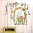 Vine flower window Wall Stickers EC-013+EC-014