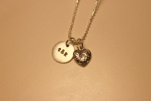 Personalized Hand Stamped Necklace