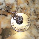 Custom Hand Stamped Round