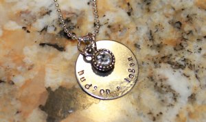 Custom Hand Stamped Round