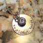 Custom Hand Stamped Round