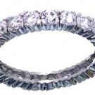Jessica Replica Clear CZ Wedding Ring