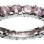 Replica Pink Russian CZ Wedding Band