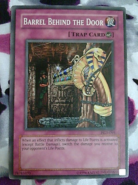 Yu Gi Oh Trading Card Pgd 095 Barrel Behind The Door