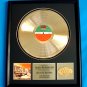 LED ZEPPELIN GOLD RECORD AWARD "HOUSES OF THE HOLY"