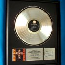 GUNS N ROSES PLATINUM RECORD AWARD "APPETITE FOR DESTRUCTION" GUNS N ROSES PLATINUM RECORD AWARD "APPETITE FOR DESTRUCTION"