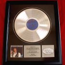 ELVIS PRESLEY PLATINUM RECORD AWARD "IN CONCERT"