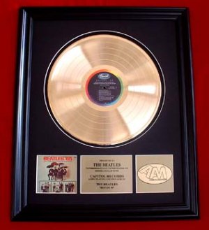 THE BEATLES '65 GOLD RECORD AWARD "BEATLES 65"