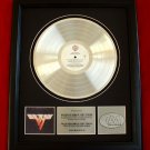 VAN HALEN II PLATINUM RECORD AWARD
