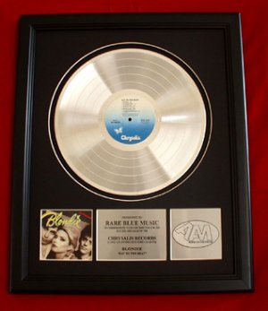 BLONDIE PLATINUM RECORD AWARD