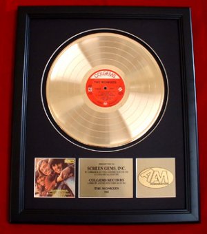 THE MONKEES GOLD RECORD AWARD
