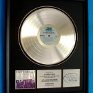 FOREIGNER PLATINUM RECORD AWARD "DOUBLE VISION"
