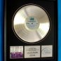 FOREIGNER PLATINUM RECORD AWARD "DOUBLE VISION"