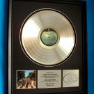 THE BEATLES PLATINUM RECORD AWARD " ABBEY ROAD"