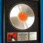MEAT LOAF PLATINUM RECORD AWARD "BAT OUT OF HELL"