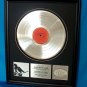 BRUCE SPRINGSTEEN PLATINUM RECORD AWARD " BORN TO RUN"