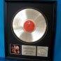 MOTLEY CRUE PLATINUM RECORD AWARD "SHOUT AT THE DEVIL"
