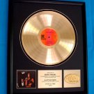 SONNY & CHER "LIVE" GOLD RECORD AWARD